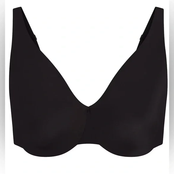 NWT Skims Smoothing Intimates Unlined Minimizer Bra in Onyx size 34DD - Picture 6 of 10